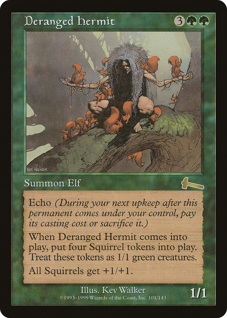 Deranged Hermit (101) Foil - Urza's Legacy