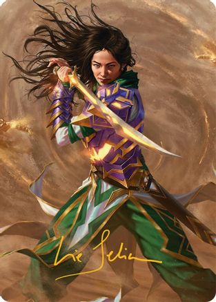 Descendant of Storms (002s) Gold-Stamped - Art Series: Tarkir: Dragonstorm