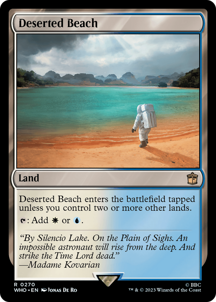 Deserted Beach (270) Foil - Doctor Who