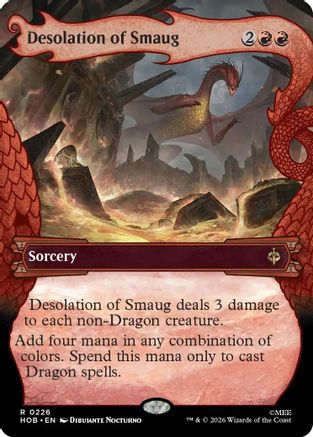 Desolation of Smaug (Showcase) (226) Foil - The Hobbit