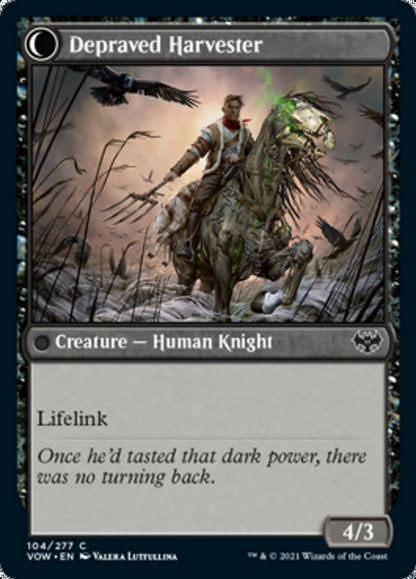 Desperate Farmer // Depraved Harvester (104) - Innistrad: Crimson Vow Foil