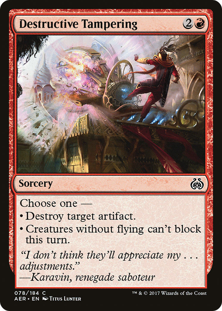 Destructive Tampering (078) Foil - Aether Revolt