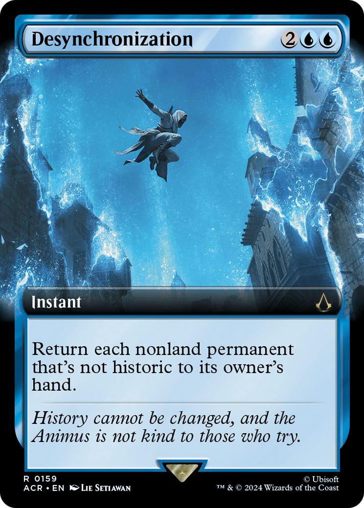 Desynchronization (Extended Art) (159) Foil - Assassin's Creed