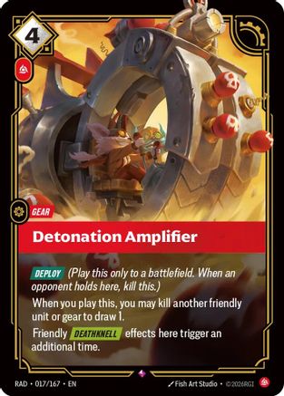 Detonation Amplifier (017) Foil - Radiance