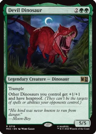 Devil Dinosaur (719) - Commander: Marvel Super Heroes
