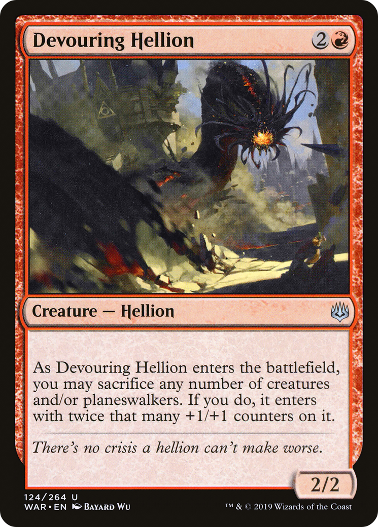 Devouring Hellion (124) - War of the Spark Foil