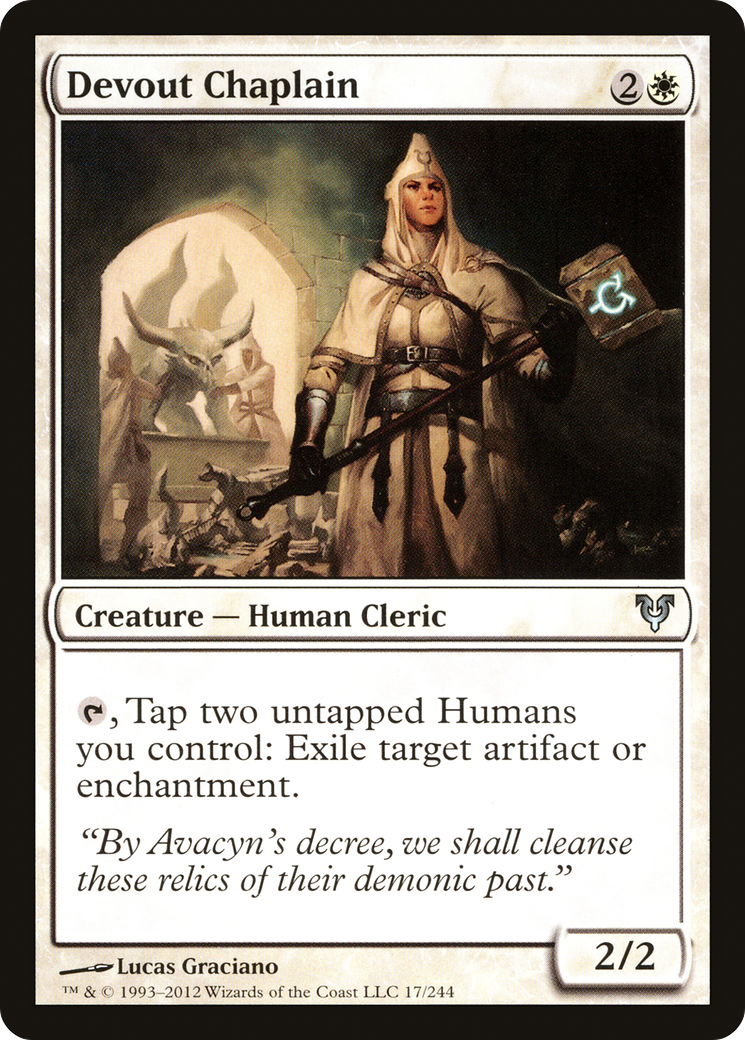 Devout Chaplain (017) - Avacyn Restored