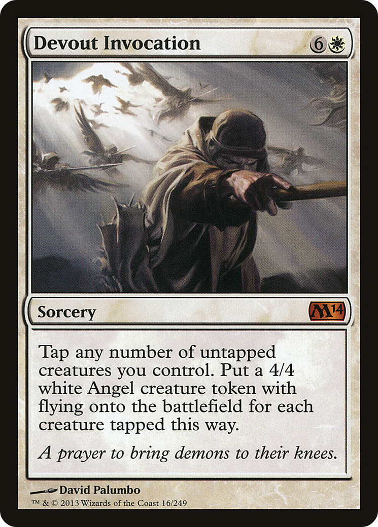 Devout Invocation (016) Foil - Magic 2014