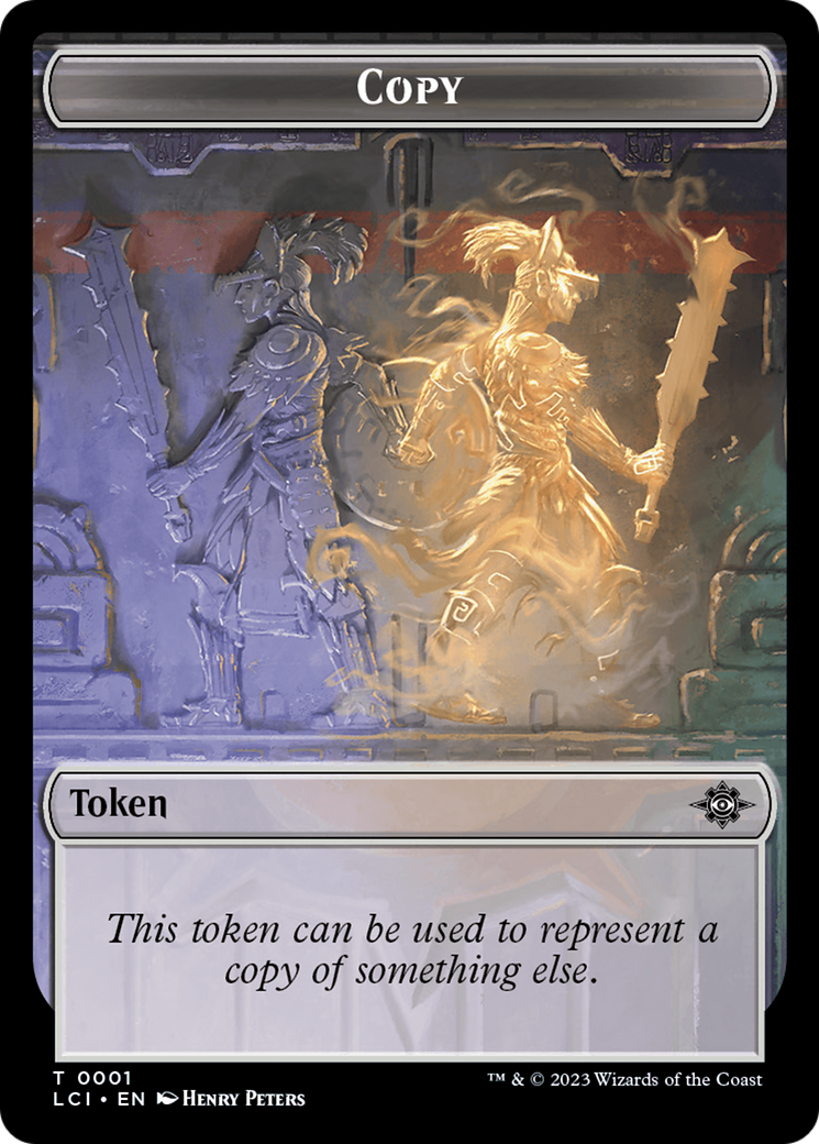 Copy // Bat Double-Sided Token [The Lost Caverns of Ixalan Tokens] | Silver Goblin