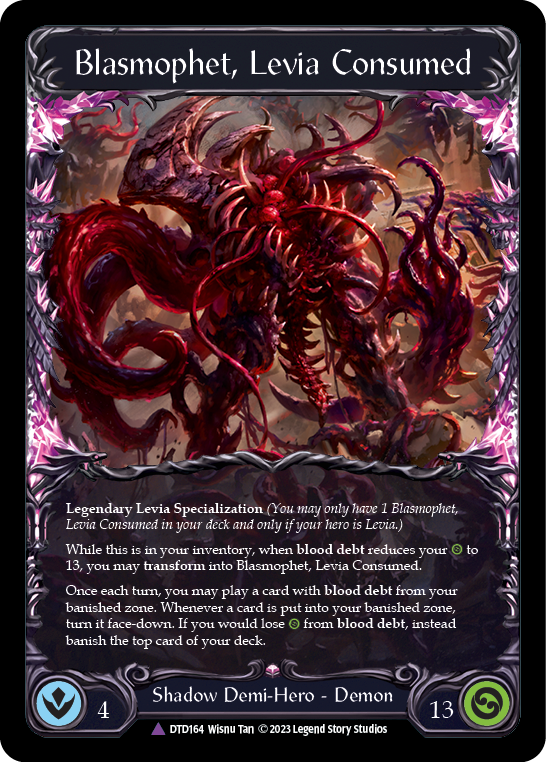 Levia, Redeemed // Blasmophet, Levia Consumed (Marvel) (DTD164) Cold Foil - Dusk till Dawn