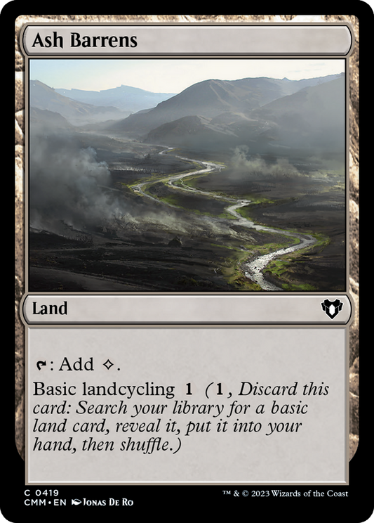 Ash Barrens [Commander Masters] Foil