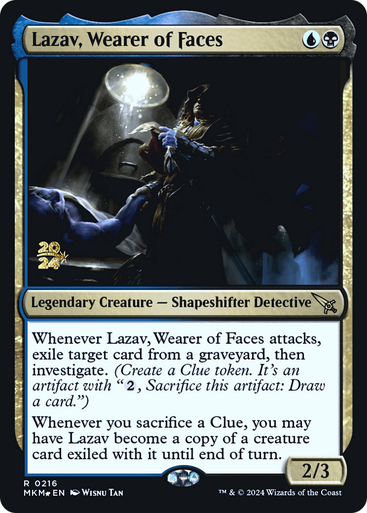 Lazav, Wearer of Faces Foil (216S)