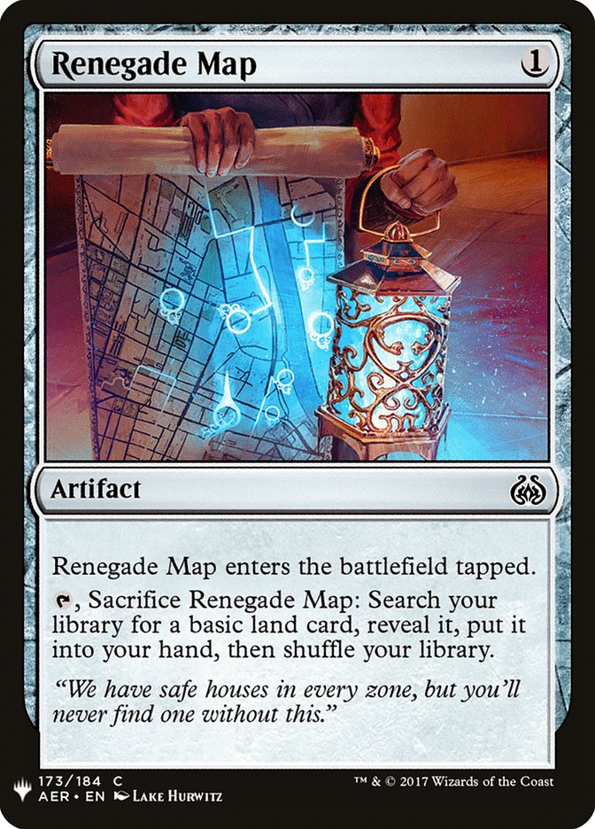 Renegade Map [Mystery Booster] | Silver Goblin