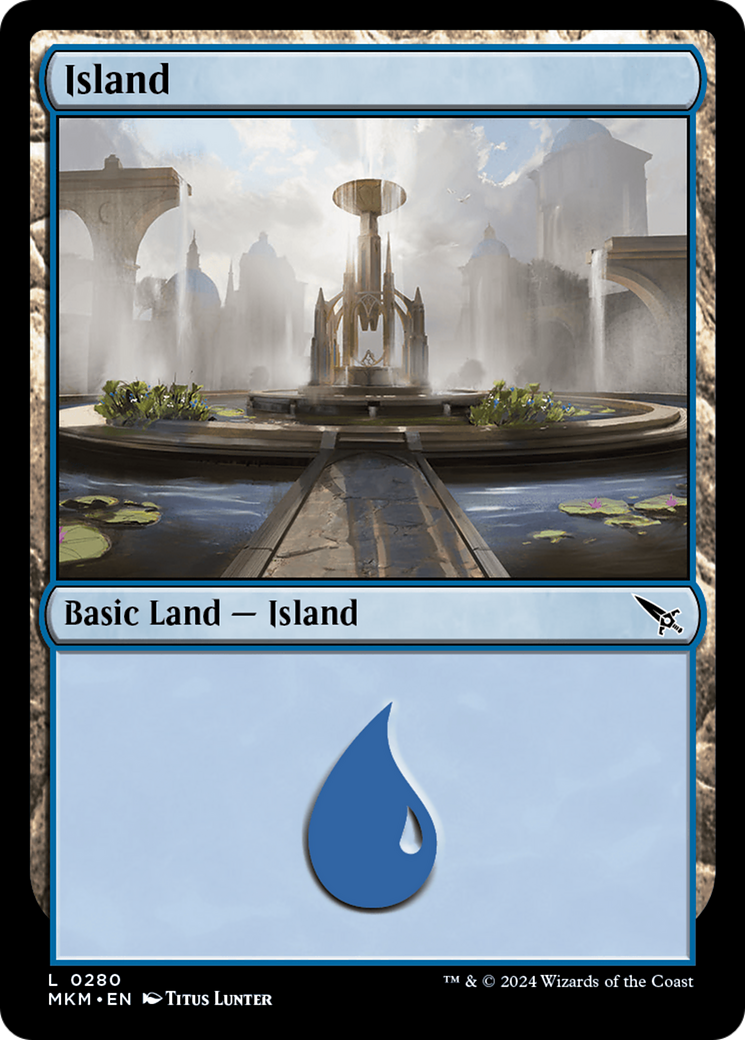 Island (0280) [Murders at Karlov Manor] Foil