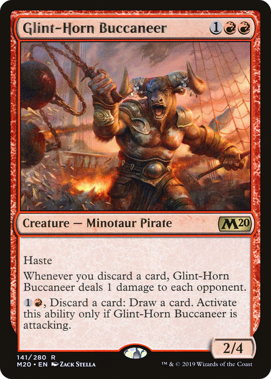 Glint-Horn Buccaneer [Core Set 2020] Foil