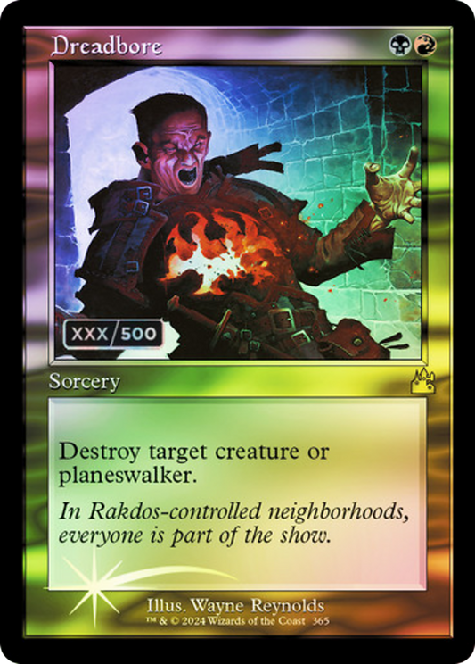 Dreadbore (Retro) (Serialized) [Ravnica Remastered]