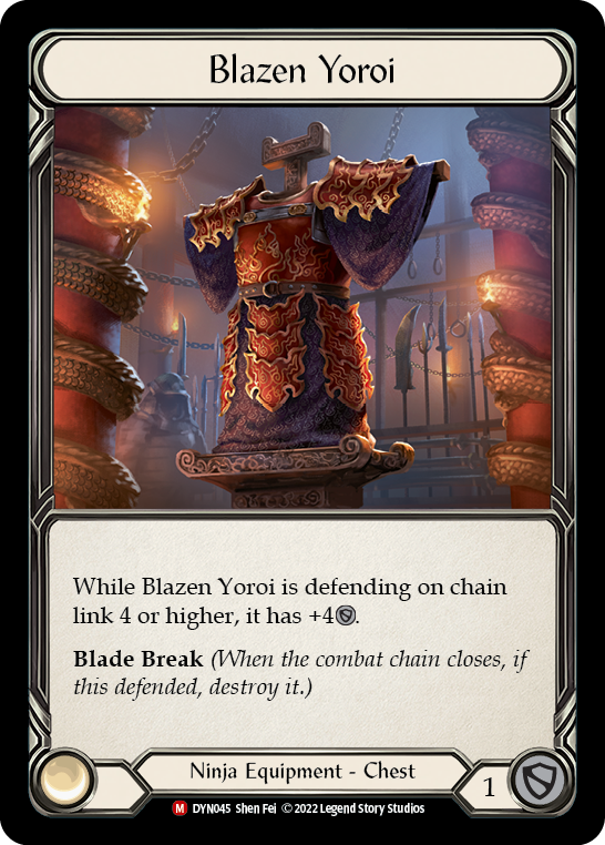 Blazen Yoroi [DYN045] (Dynasty) | Silver Goblin