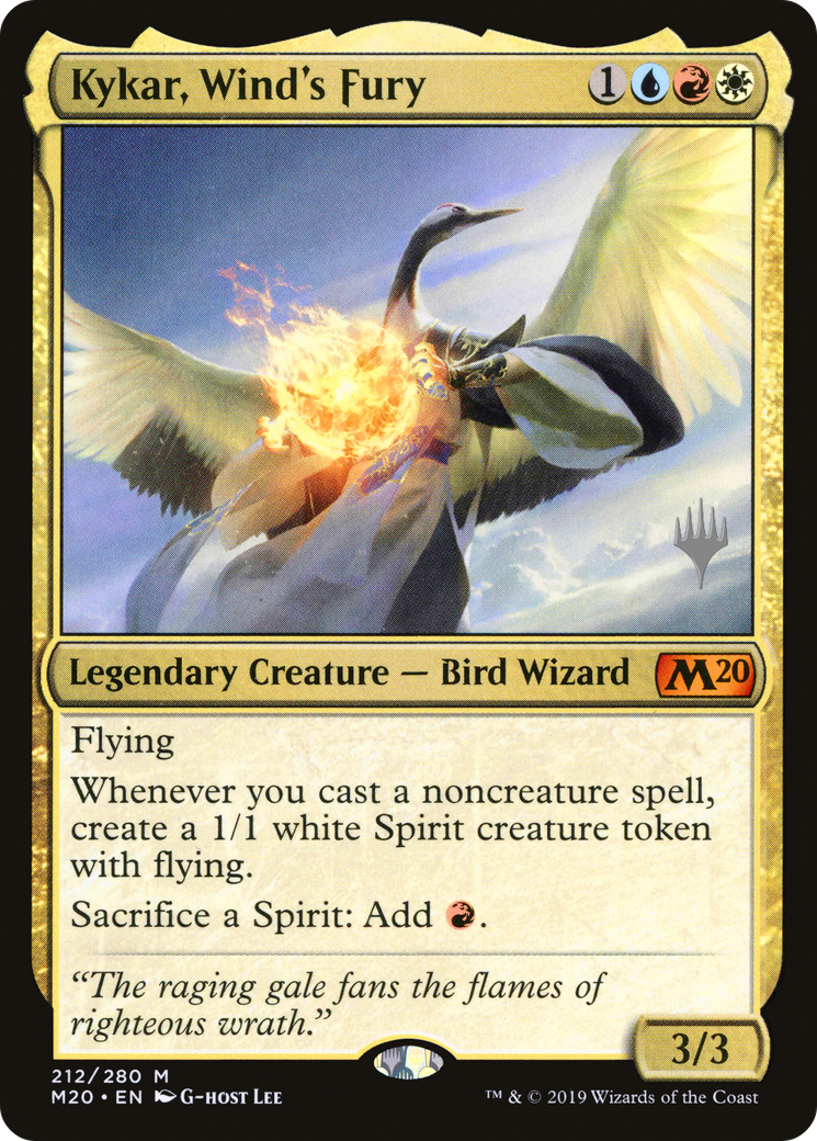 Kykar, Wind's Fury (Promo Pack) [Core Set 2020 Promos] Foil
