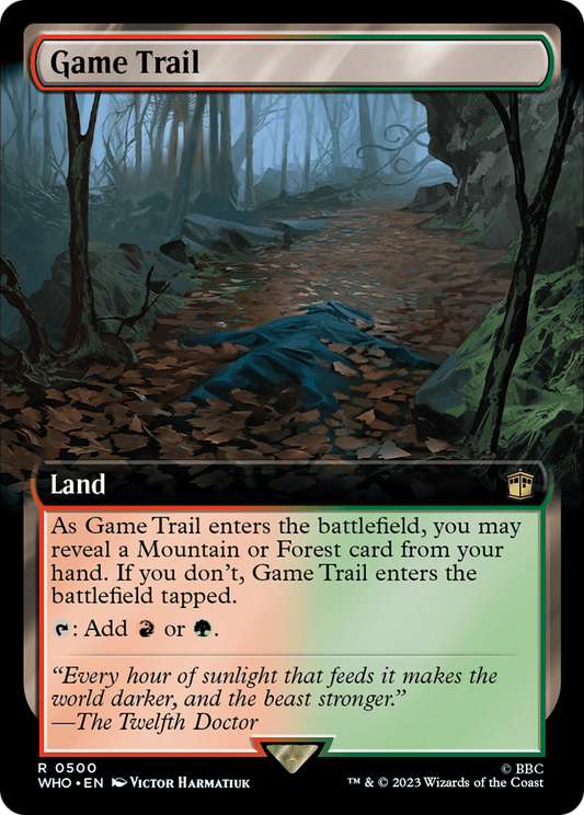 Game Trail (Extended Art) [Doctor Who] Foil