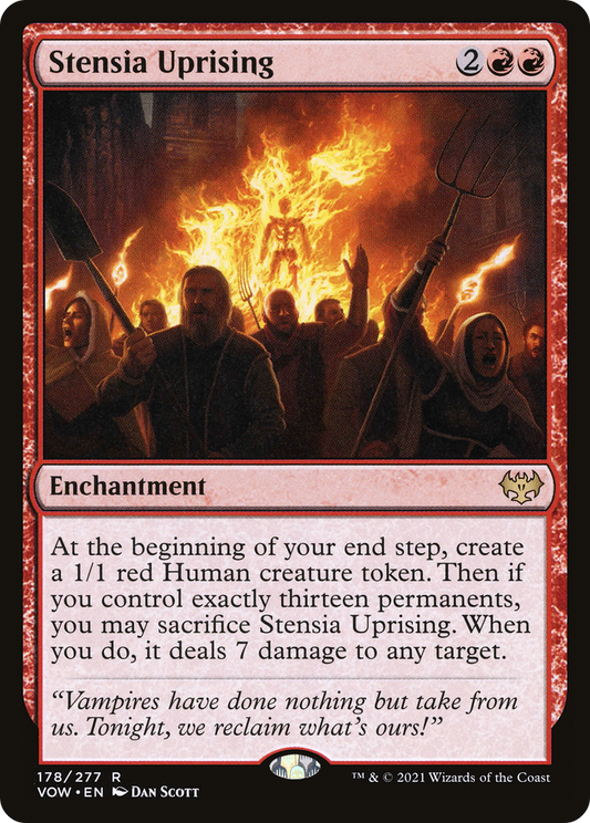 Stensia Uprising [Innistrad: Crimson Vow] Foil