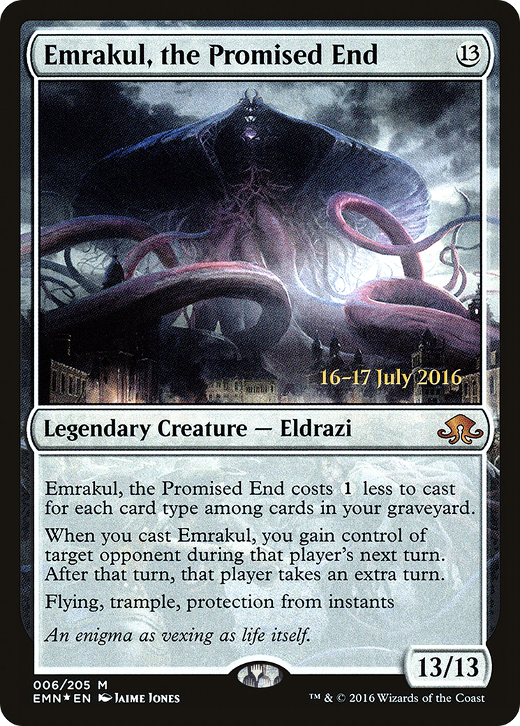 Emrakul, the Promised End [Eldritch Moon Prerelease Promos] | Silver Goblin