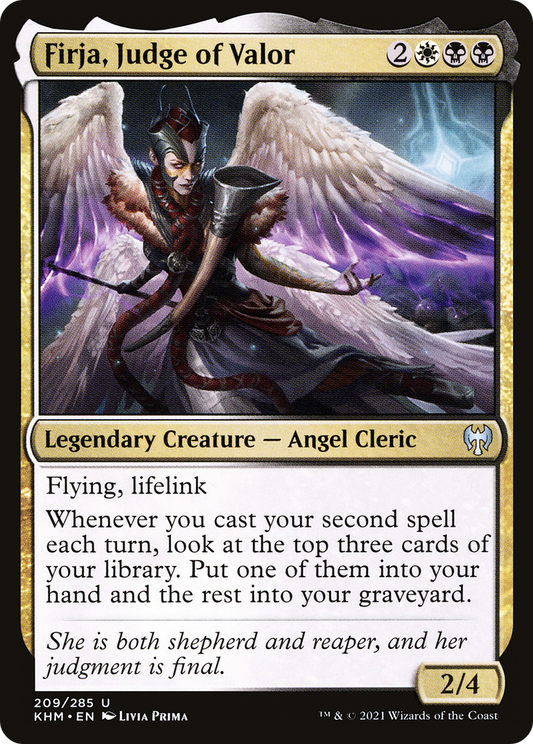 Firja, Judge of Valor [Kaldheim] Foil
