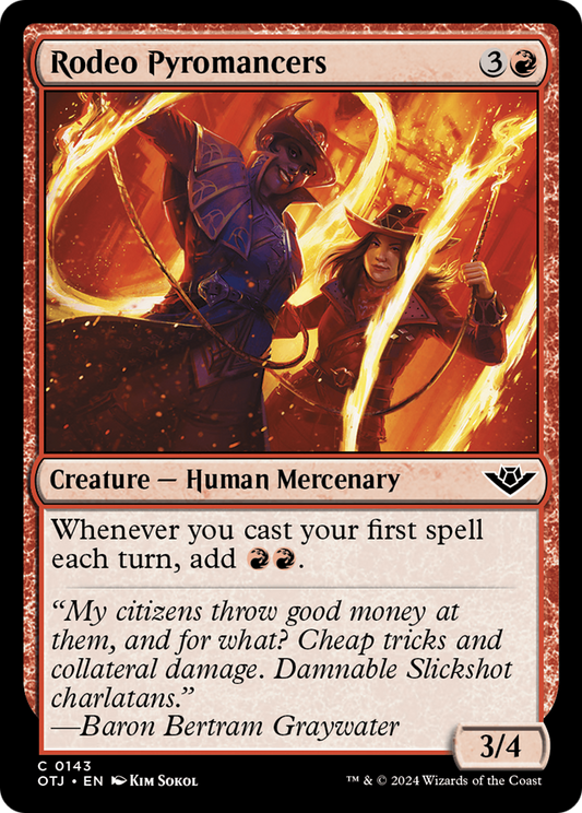 Rodeo Pyromancers [Outlaws of Thunder Junction] Foil