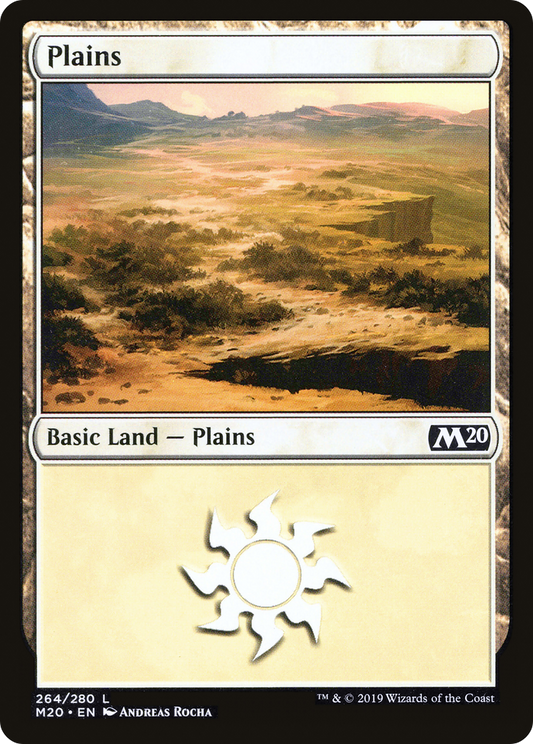 Plains (264) [Core Set 2020] Foil