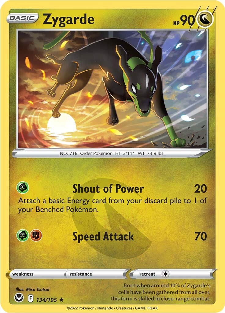 Zygarde (134/195) [Sword & Shield: Silver Tempest] | Silver Goblin