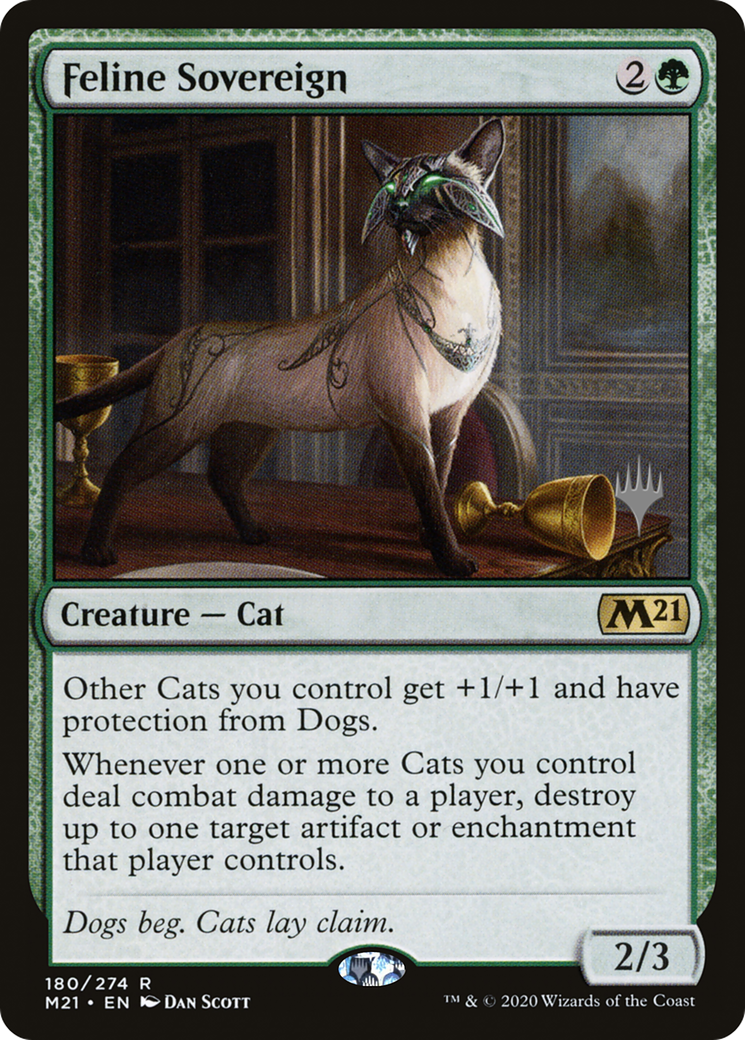 Feline Sovereign (Promo Pack) [Core Set 2021 Promos] Foil