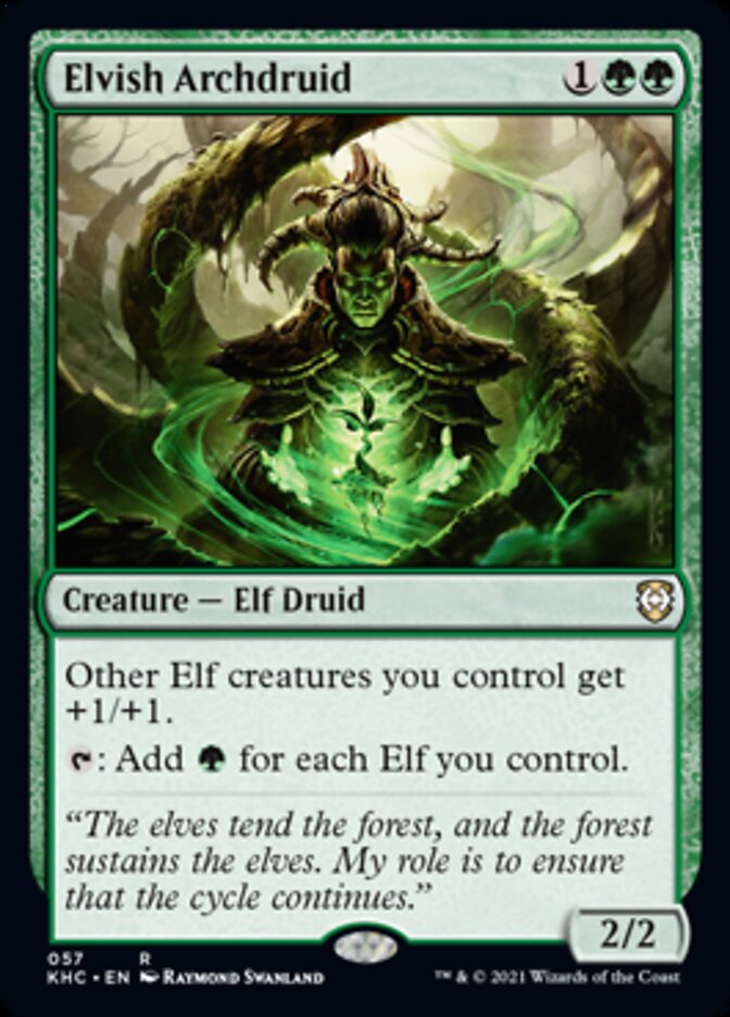 Elvish Archdruid [Kaldheim Commander] | Silver Goblin