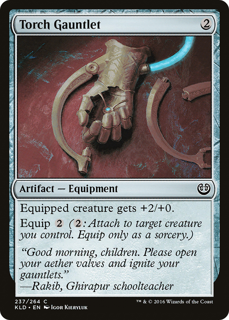 Torch Gauntlet [Kaladesh] Foil
