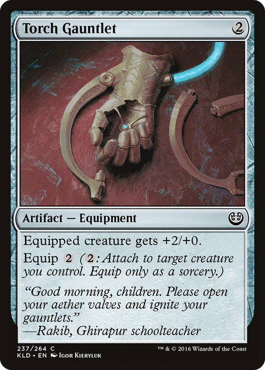 Torch Gauntlet [Kaladesh] Foil