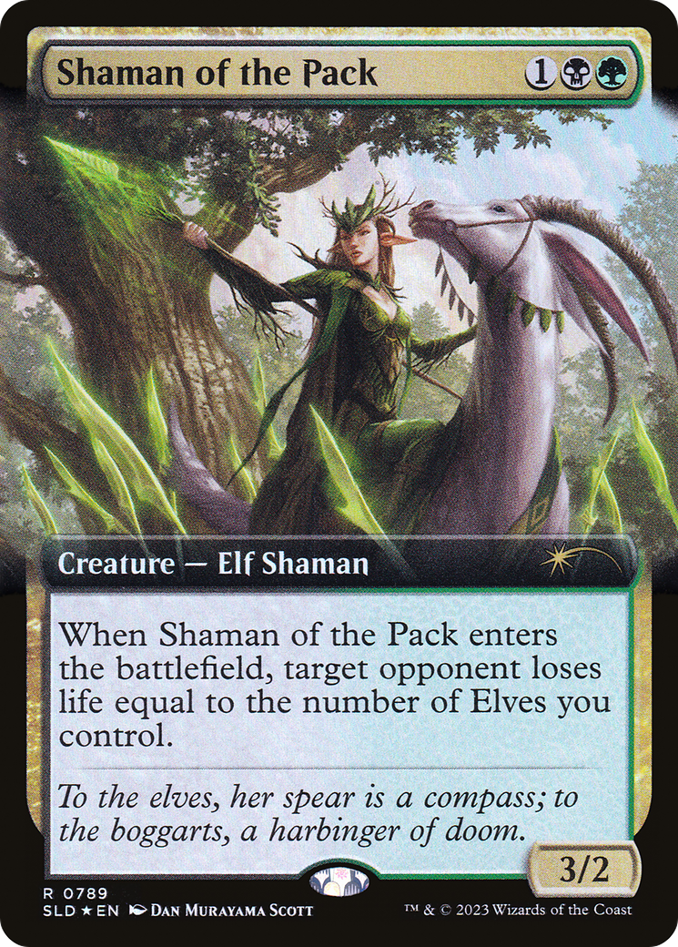 Shaman of the Pack (Extended Art) [Secret Lair Drop Series] | Silver Goblin