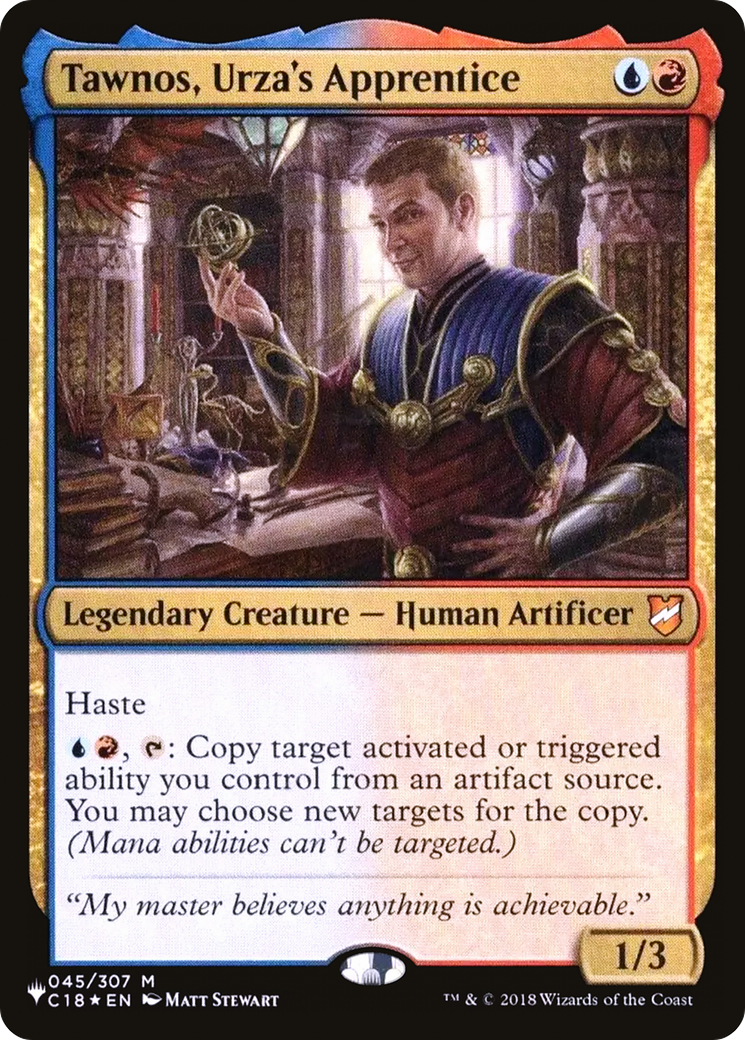 Tawnos, Urza's Apprentice [The List] | Silver Goblin