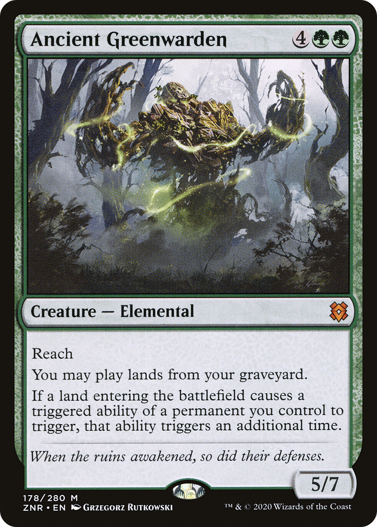 Ancient Greenwarden [Zendikar Rising] | Silver Goblin