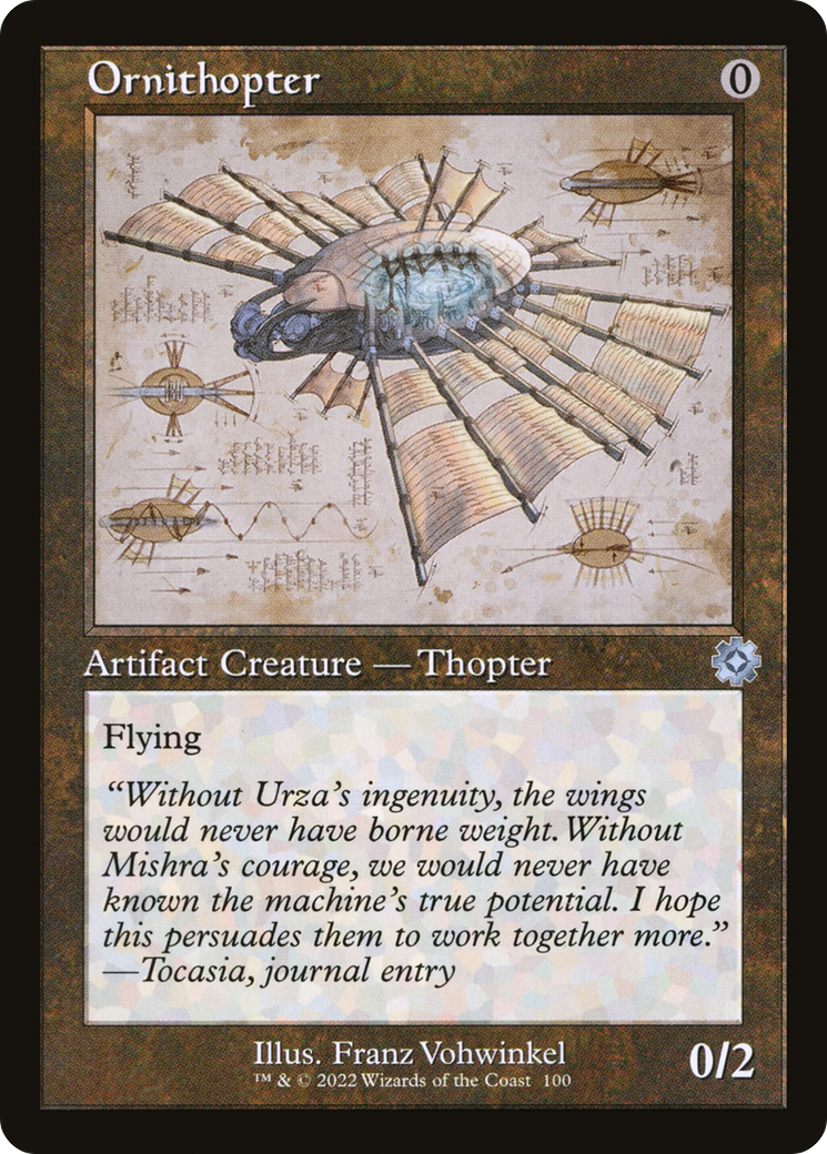 Ornithopter (Retro Schematic) [The Brothers' War Retro Artifacts] Foil