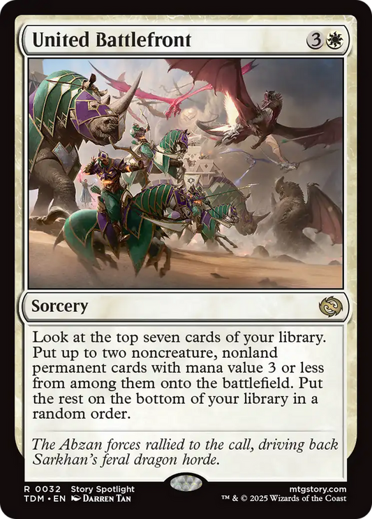 United Battlefront (032) Foil - Tarkir: Dragonstorm