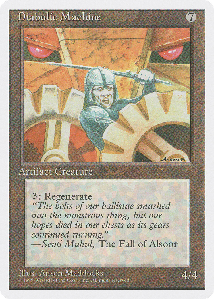 Diabolic Machine - Fourth Edition