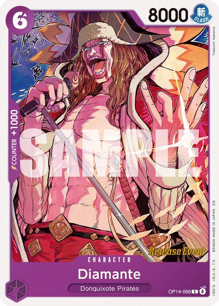Diamante (OP14-066) Release Event Cards