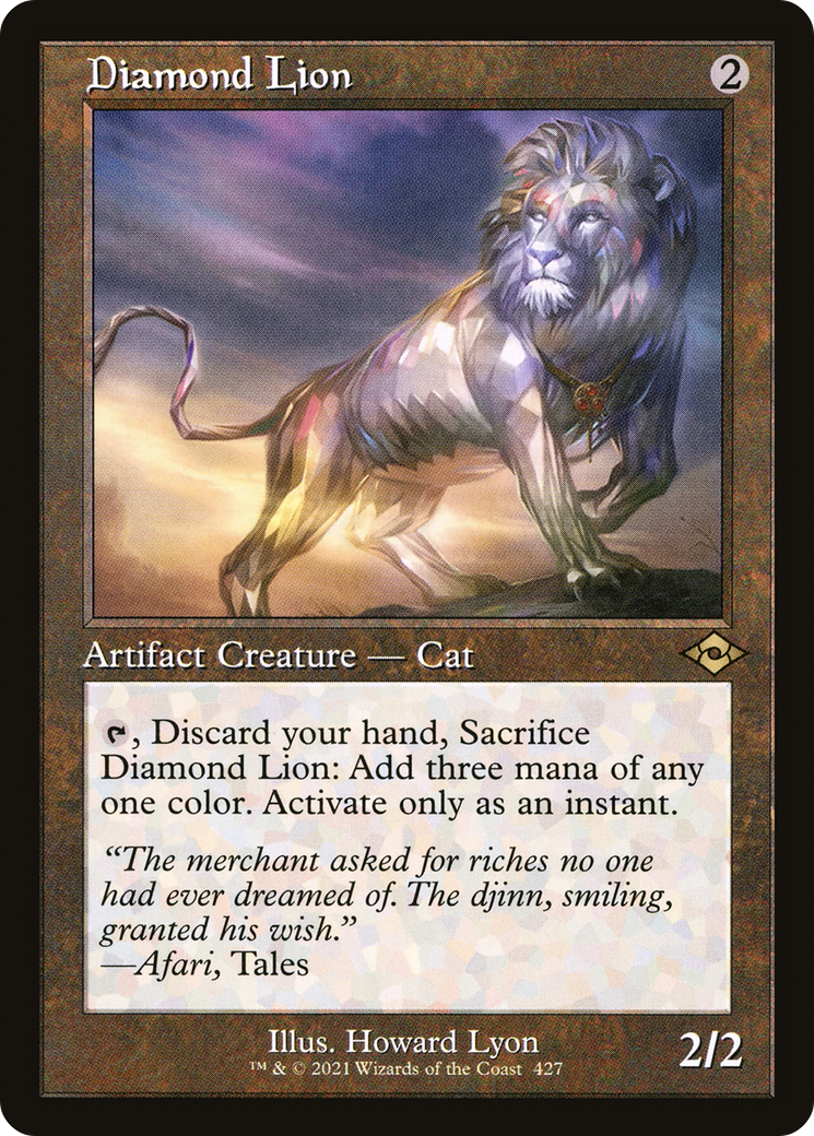 Diamond Lion (Retro) (427) - Modern Horizons 2 Foil
