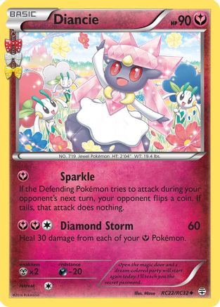 Diancie (RC22) (Radiant Collection) Holofoil - Generations