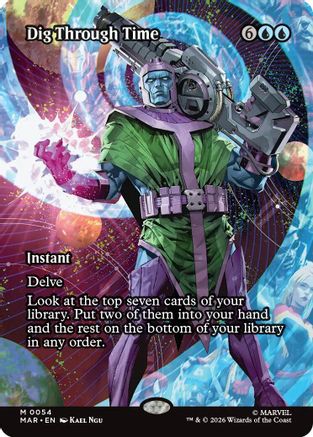 Dig Through Time (054) Foil - Marvel Universe