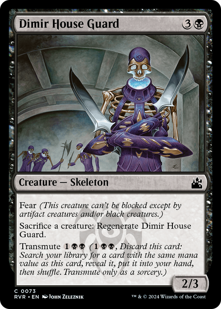 Dimir House Guard (073) Foil - Ravnica Remastered