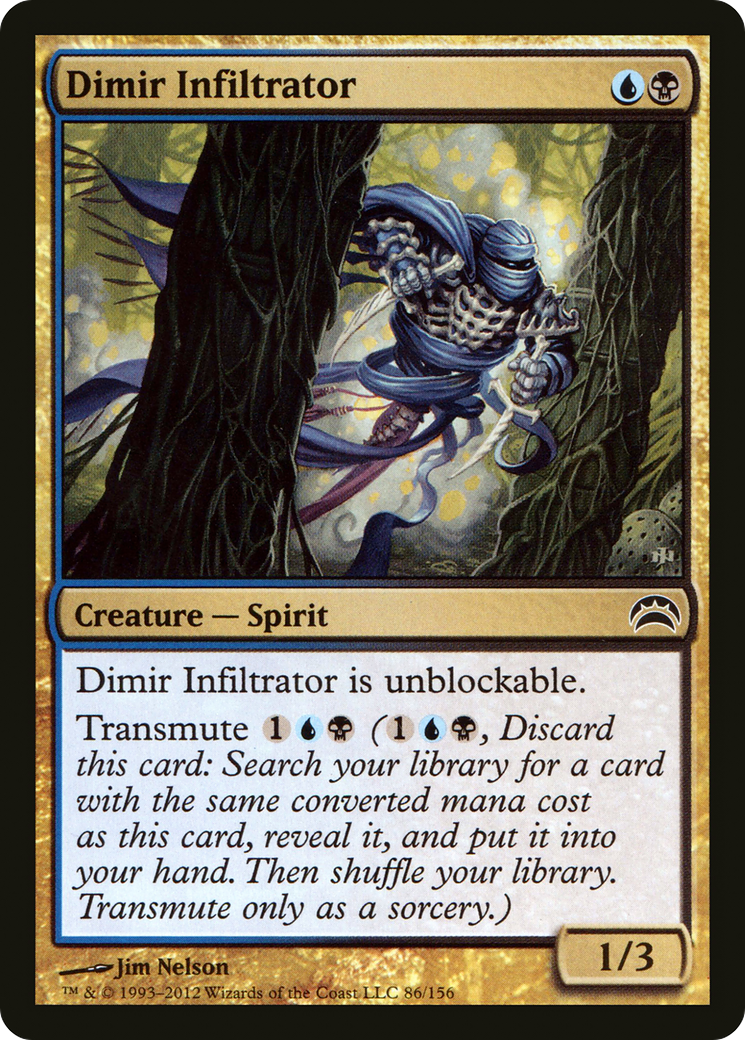 Dimir Infiltrator (086) - Planechase 2012 Foil