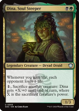 Dina, Soul Steeper (305) - Commander: Secrets of Strixhaven