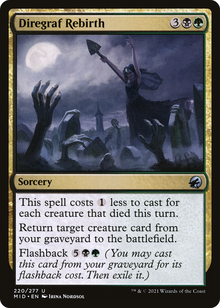 Diregraf Rebirth (220) - Innistrad: Midnight Hunt Foil