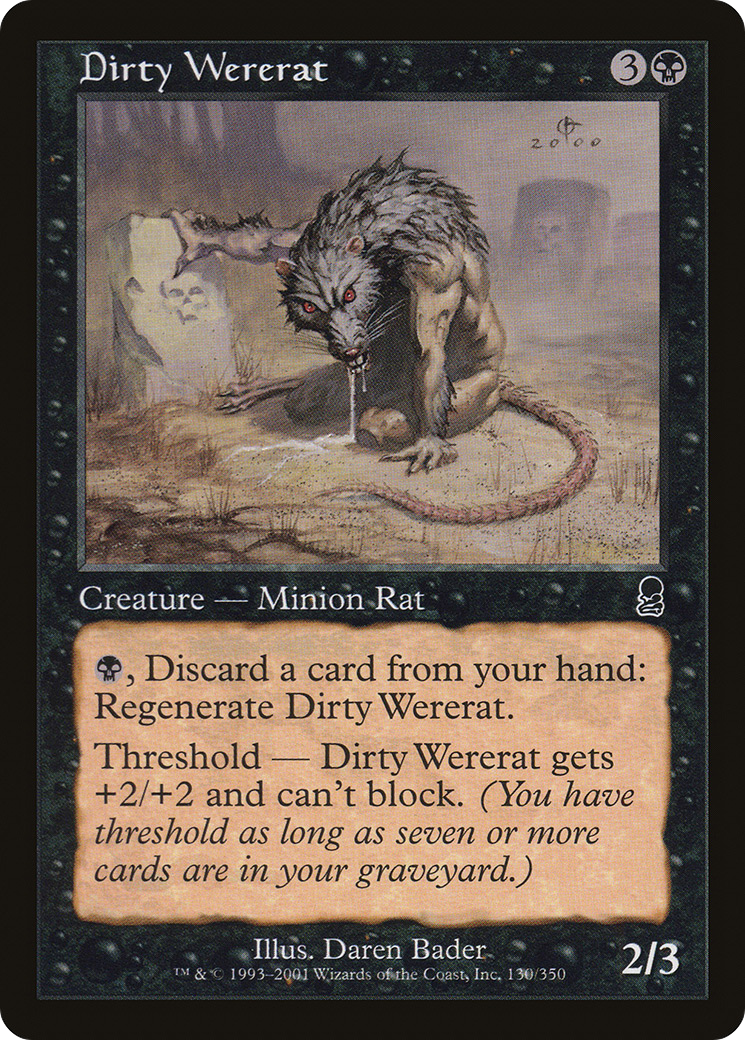 Dirty Wererat (130) Foil - Odyssey