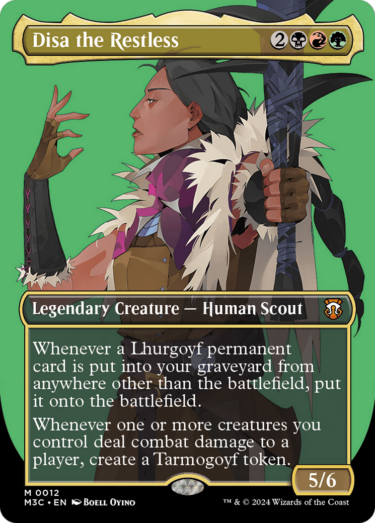 Disa the Restless (Borderless) (012) - Commander: Modern Horizons 3