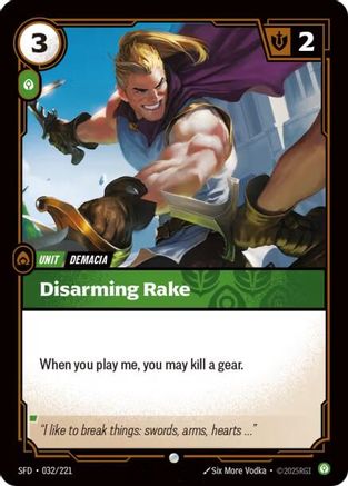 Disarming Rake (032) Foil - Spiritforged
